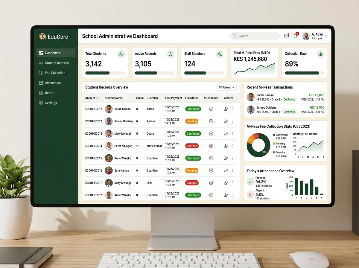 Educore (Elroi Hillview School) software platform